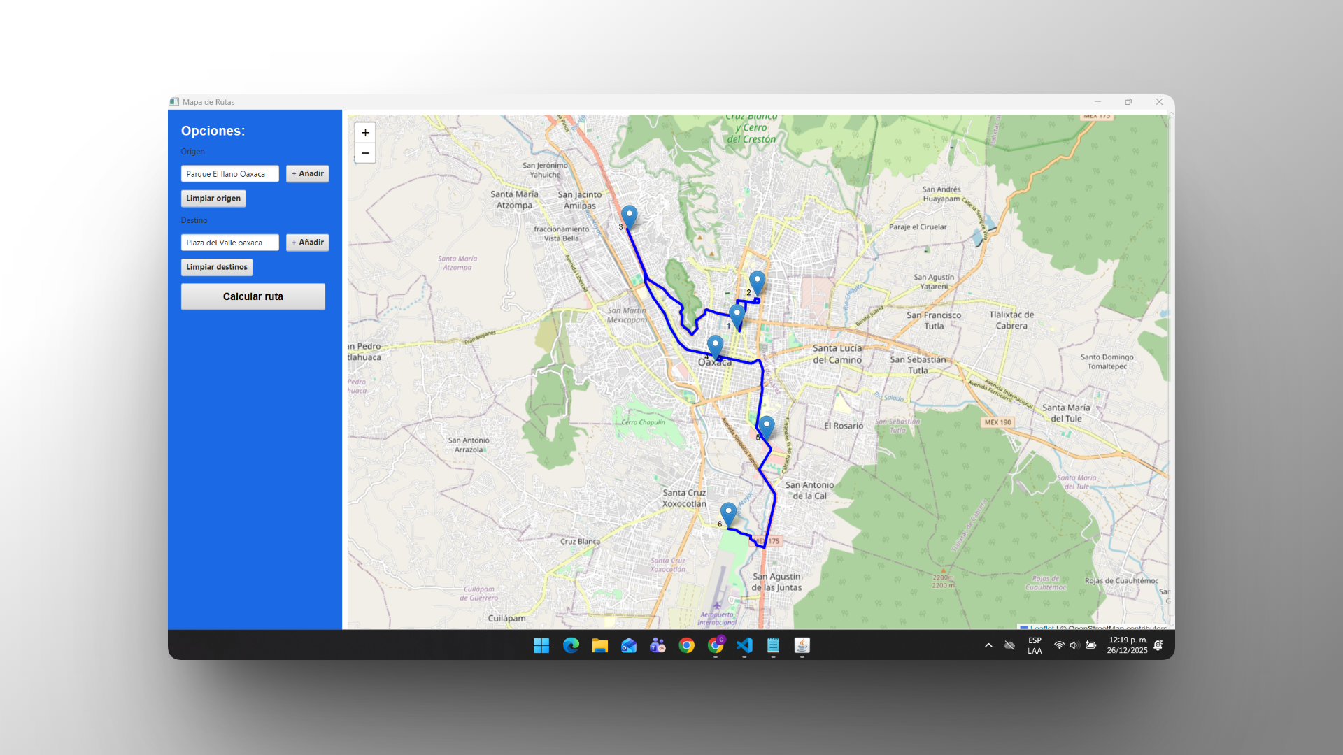 Optimizador de Rutas